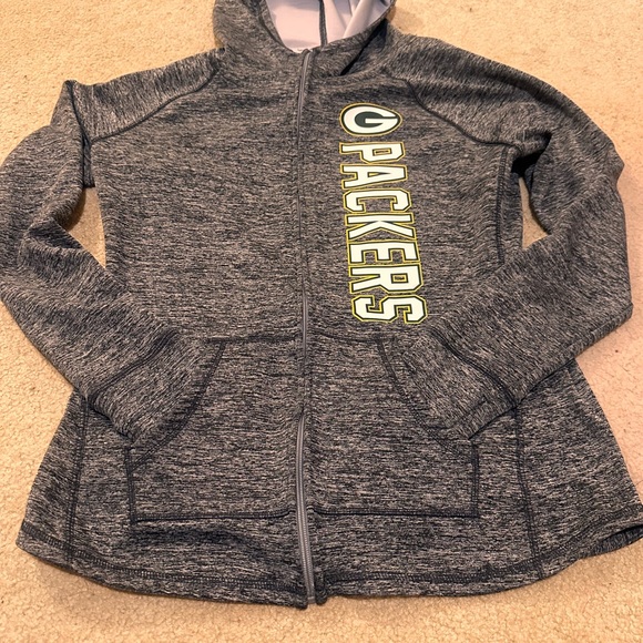 NFL Tops - Green Bay Packers Women’s Zip Hoodie Medium NFL